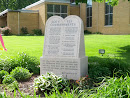 Ten Commandments Stone