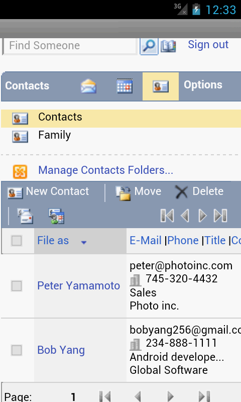 OWM for Outlook Email OWA - screenshot