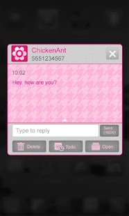 How to install Pink Houndstooth Theme GO SMS 1.0 apk for laptop