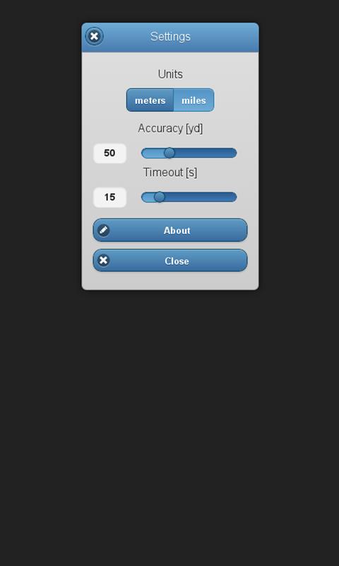 Distance Meter Screen 3
