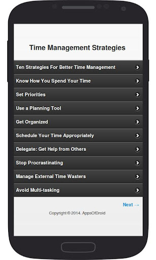 Time Management Strategies