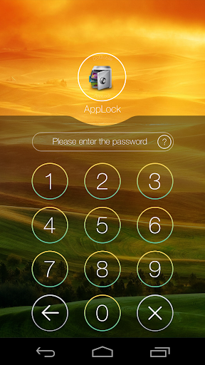 AppLock Theme Hill