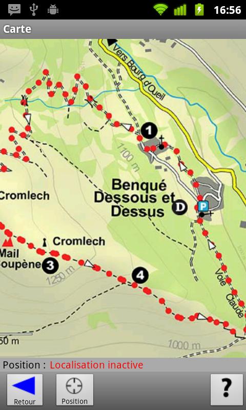 Android application guide Pyrénées-Luchon screenshort