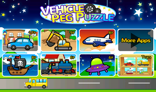 Vehicle Puzzle for Toddlers