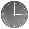 Elegant Gloss Clock Widget
