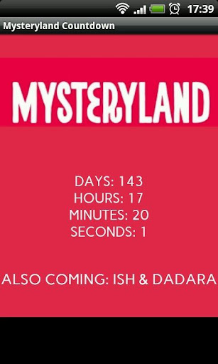 Mysteryland 2014 Countdown