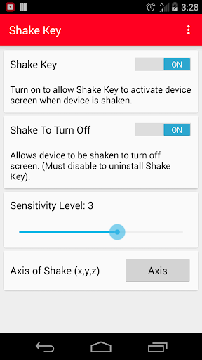 Shake Key: Lock and Unlock