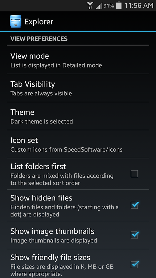   Explorer- screenshot  