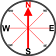 Simple Compass icon