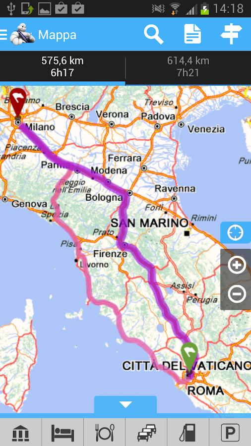 ViaMichelin Percorsi e mappe App Android su Google Play