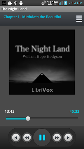 The Night Land Audio book
