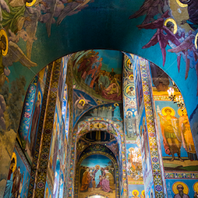 Interior of The Church of the Church of Our Savior on the Spilled Blood by Merina Tjen - Lim - Buildings & Architecture Places of Worship