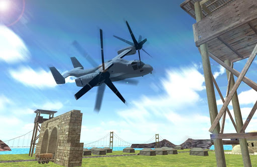 Vertical takeoff battle game