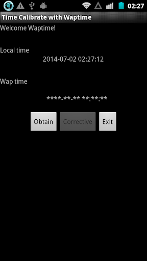 Time Calibrate with Waptime