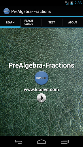 Pre-Algebra - Fractions