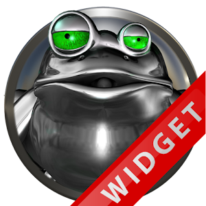 Poweramp Widget Green Frog logo