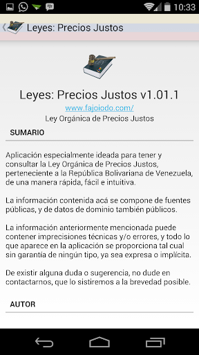 【免費書籍App】Ley Orgánica de Precios Justos-APP點子