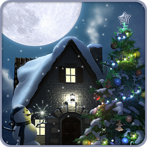 Christmas Moon Live Wallpaper v1.3.1 Android Live Wallpaper