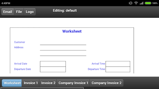 Lastest Customer Worksheets APK