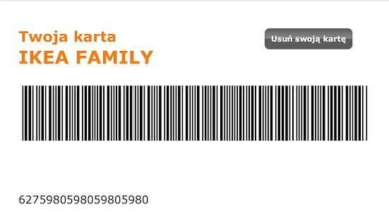 Karta IKEA FAMILY - AppRecs