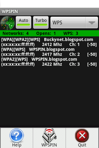   WPSPIN. WPS Wireless Scanner.: captura de tela 