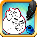 Draw Color Angry Birds icon