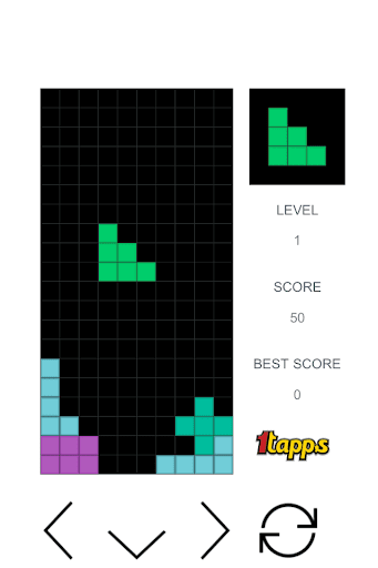 1TapTris Tetromino Fall Puzzle