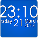 Simple Digital Clock Widget mobile app icon