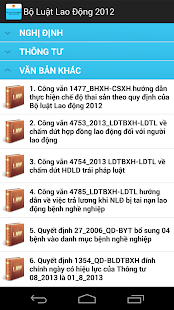 Bo luat Lao dong Viet Nam 2012 Screenshots 5