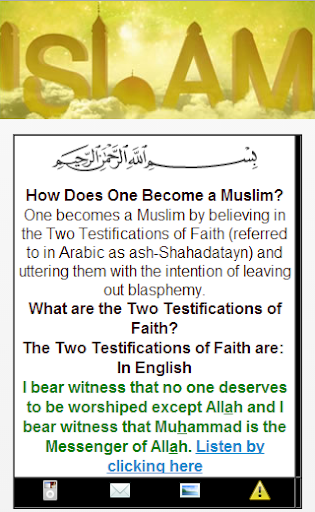 How Does One Become a Muslim