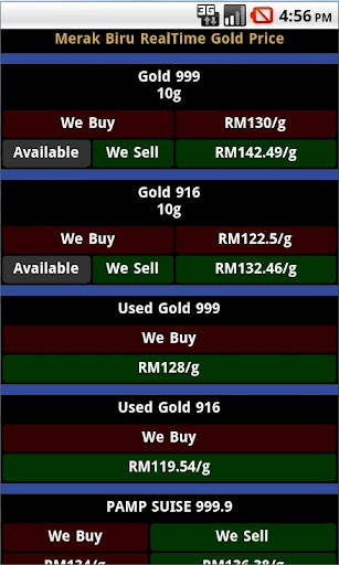 免費下載商業APP|MerakBiru Real Time Gold price app開箱文|APP開箱王