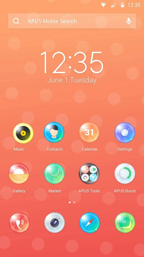 Sweetie Box theme for APUS - screenshot