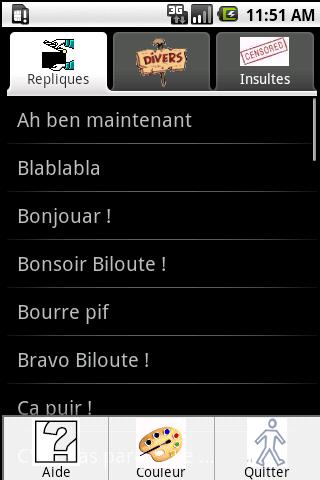 Android application French cult sounds Premium screenshort