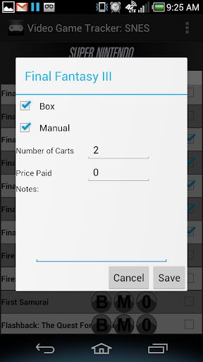 免費下載生活APP|Video Game Tracker: SNES app開箱文|APP開箱王