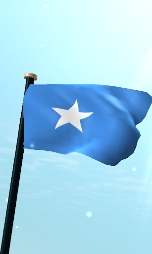 Somalia Flag 3D Live Wallpaper