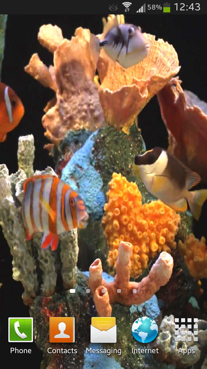 Aquarium Live Wallpaper HD Screen 3