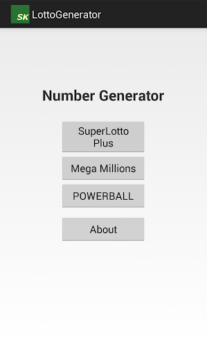 Lottery Numbers Generator