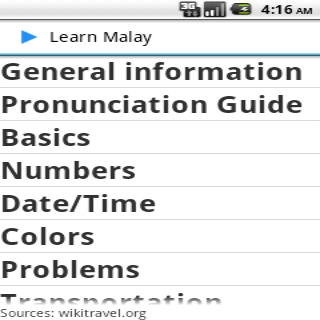 Learn Malay