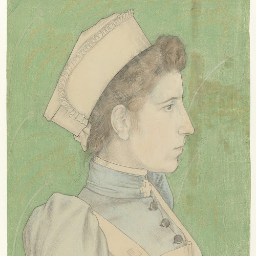 Portrait Of Nurse Nelly Jan Toorop 1894 Rijksmuseum 