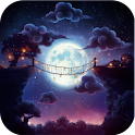 Starry Night Passage Wallpaper logo