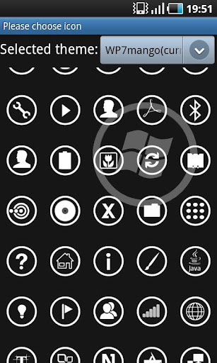 WP7 mango theme Go Launcher EX v1.7