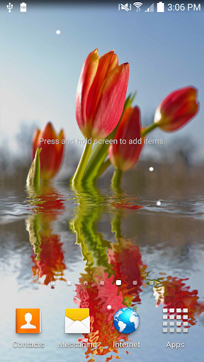 【免費個人化App】Tulips In Water III-APP點子