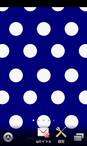 blue color polkadots wallpaper