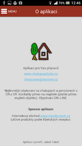 Rental cottages in CZ and SK