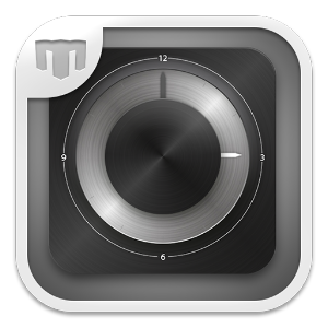 MIStyle Black Clock - UCCW.apk 1.0