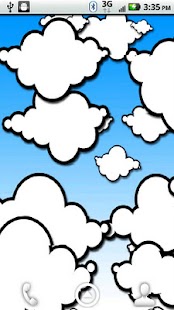 Cartoon Clouds Live Wallpaper