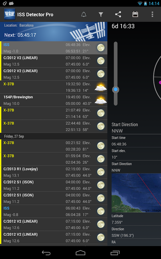 ISS Detector Pro - screenshot
