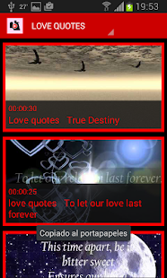 Lastest Love video quotes APK