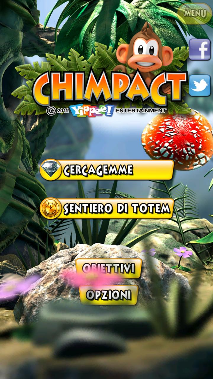 Android application Chimpact screenshort