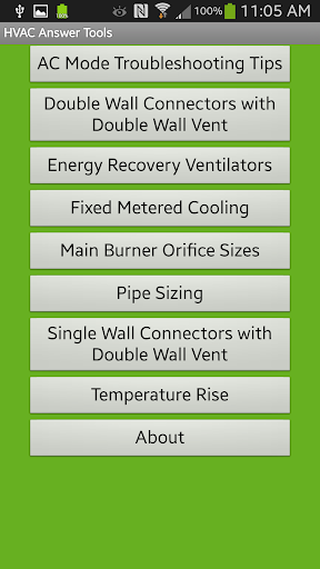 HVAC Answer Tools